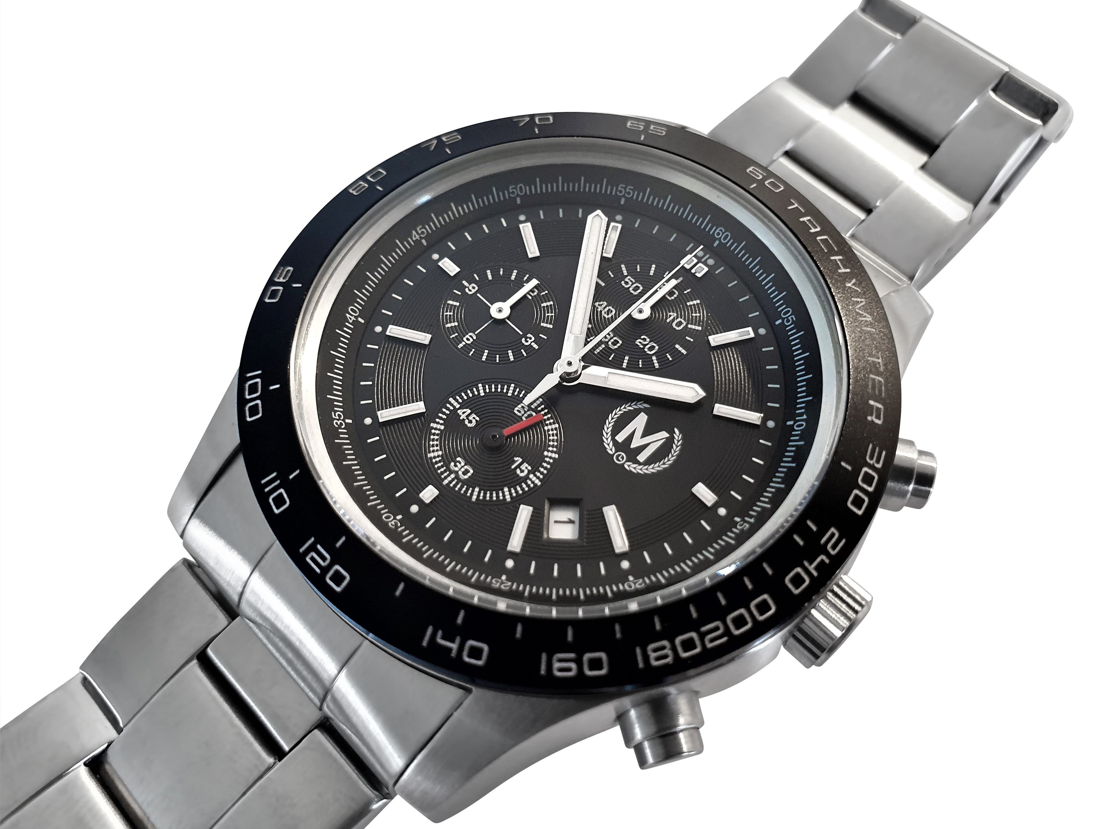 Chronographe Essai GT, bracelet métallique