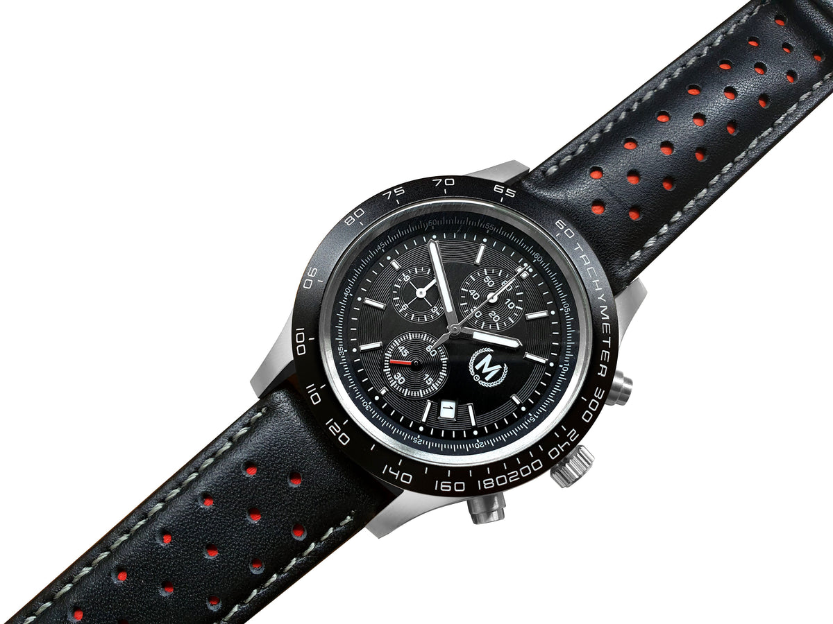 Esses GT Chronograph, bracelet rallye noir