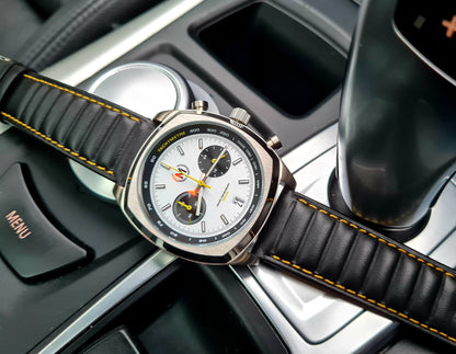 Driver Chronograph MKII Meca-Quartz, Panda - SJR London Timepiece