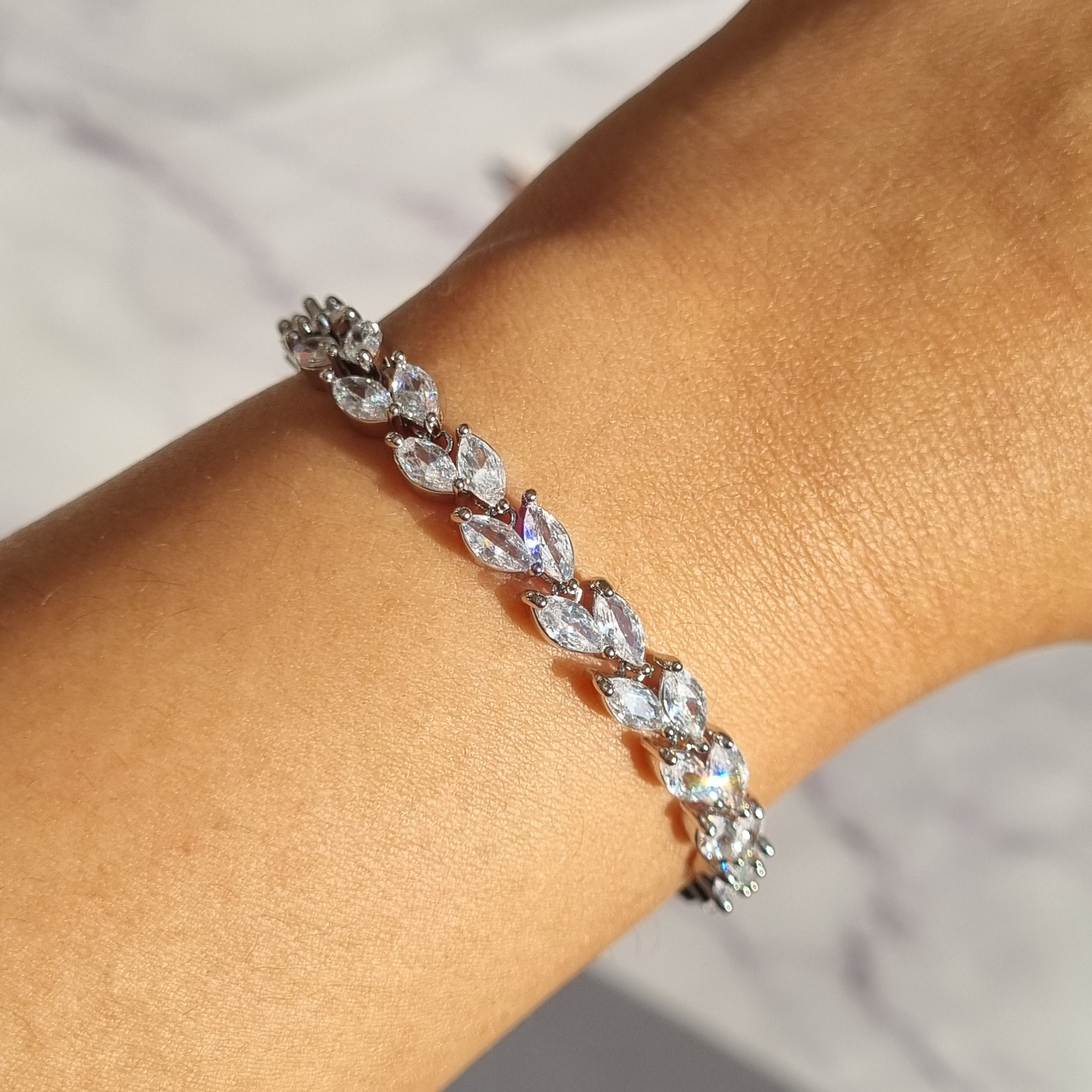Marquise Cut Petal Bracelet - SJR London Timepiece
