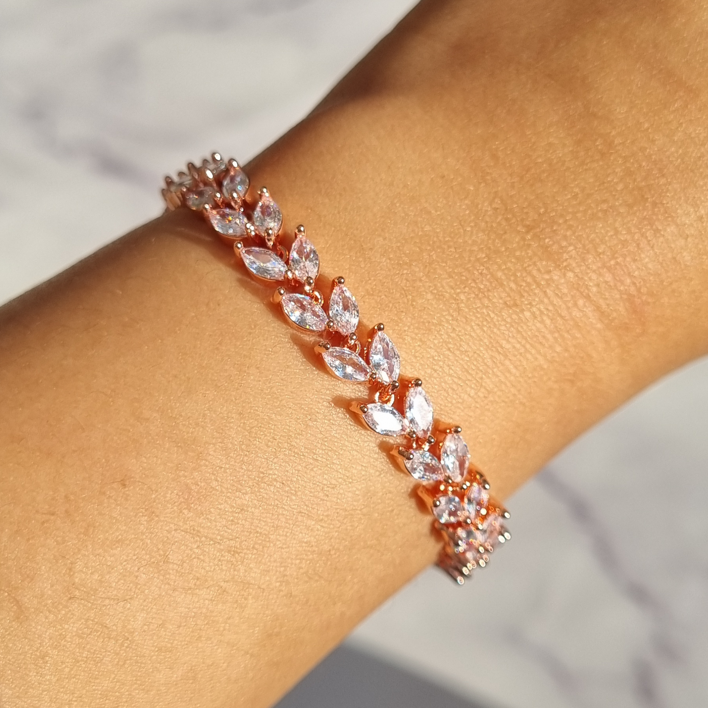 Marquise Cut Petal Bracelet - SJR London Timepiece