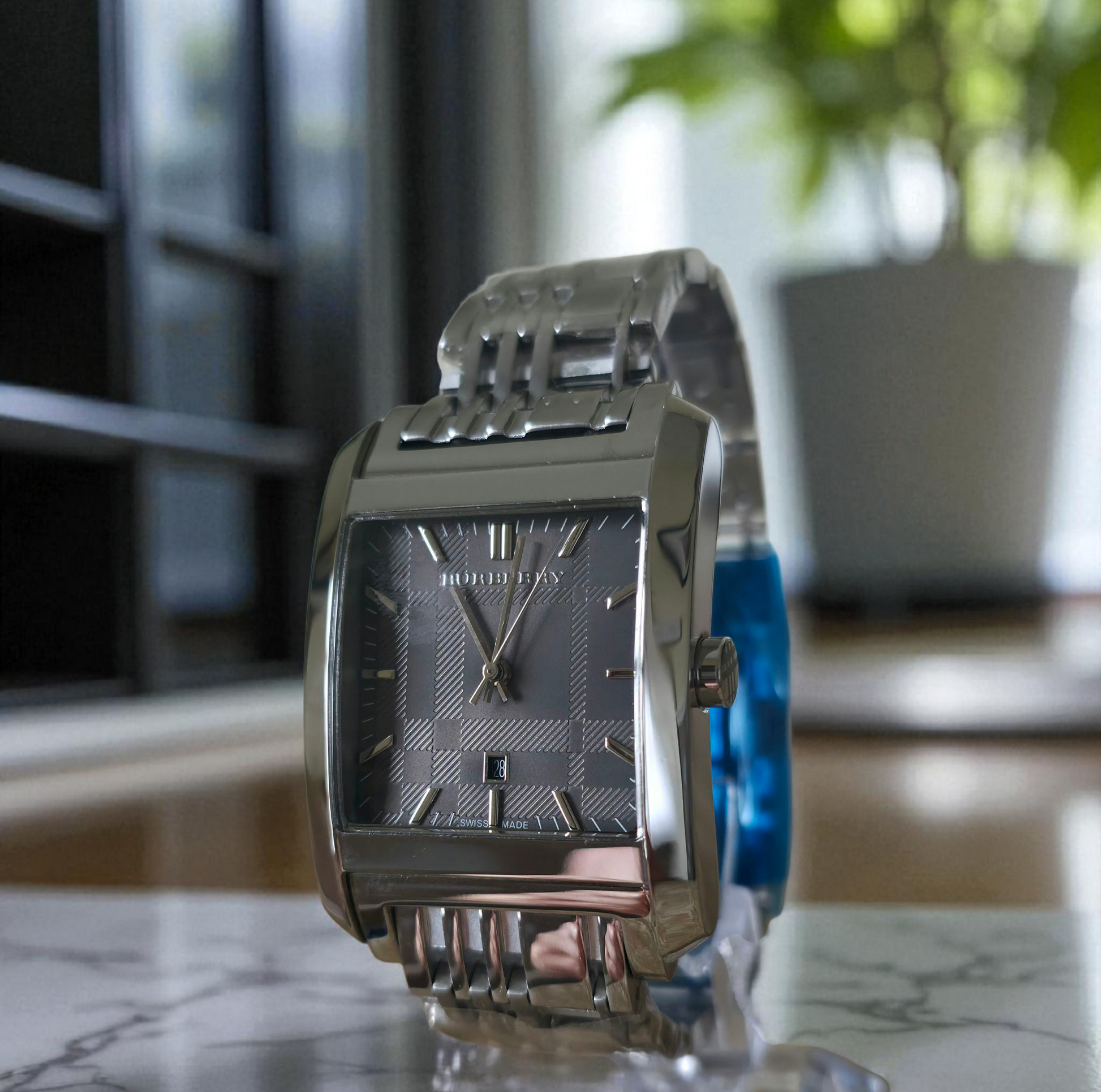 Burberry BU1568 Men's Classic Rectangle 32mm - SJR London Timepiece