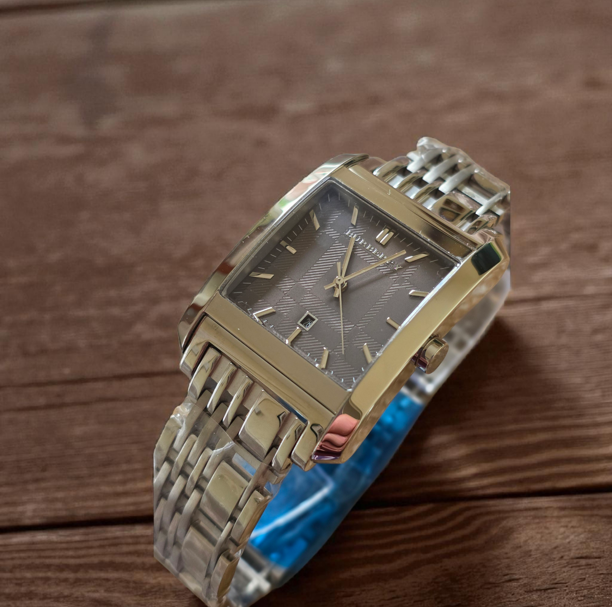 Burberry BU1568 Men's Classic Rectangle 32mm - SJR London Timepiece