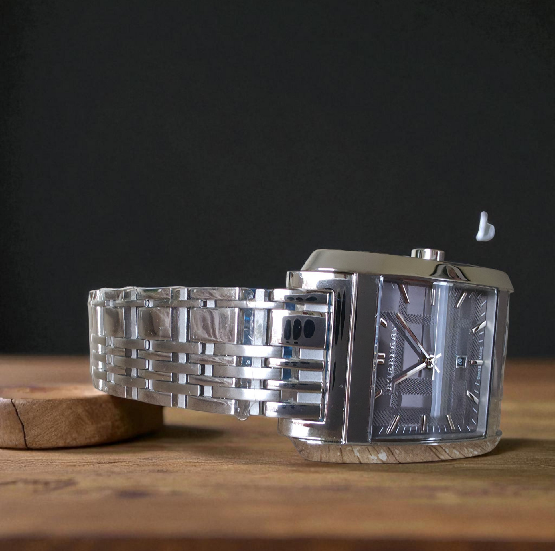 Burberry BU1568 Men's Classic Rectangle 32mm - SJR London Timepiece