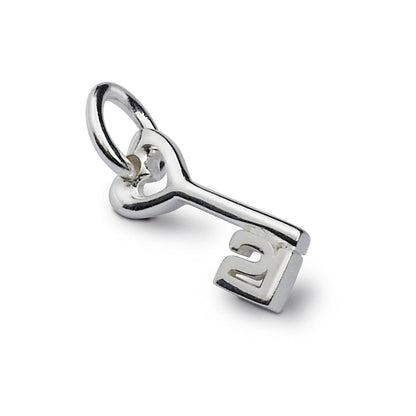 21st Birthday Silver Charm