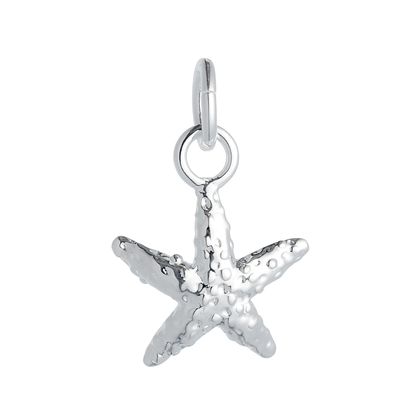 Starfish Silver Charm