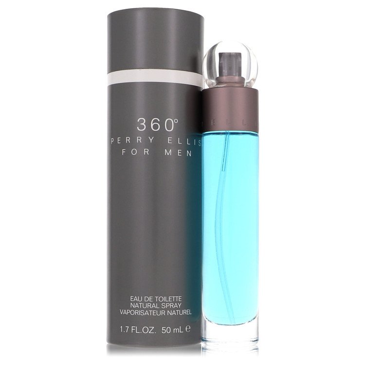 Perry Ellis 360 Eau de Toilette Spray for Men, 1.7 oz / 50 ml