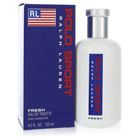 Polo Sport Fresh Eau de Toilette Spray for Men, 4.2 oz / 125 ml