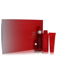 Perry Ellis 360 Red Gift Set ‚Äö√Ñ√¨ 3.4 oz/100 ml EDT, 0.25 oz/7.5 ml Mini EDT, 6 oz/177 ml Body Spray, 3 oz/89 ml Shower Gel