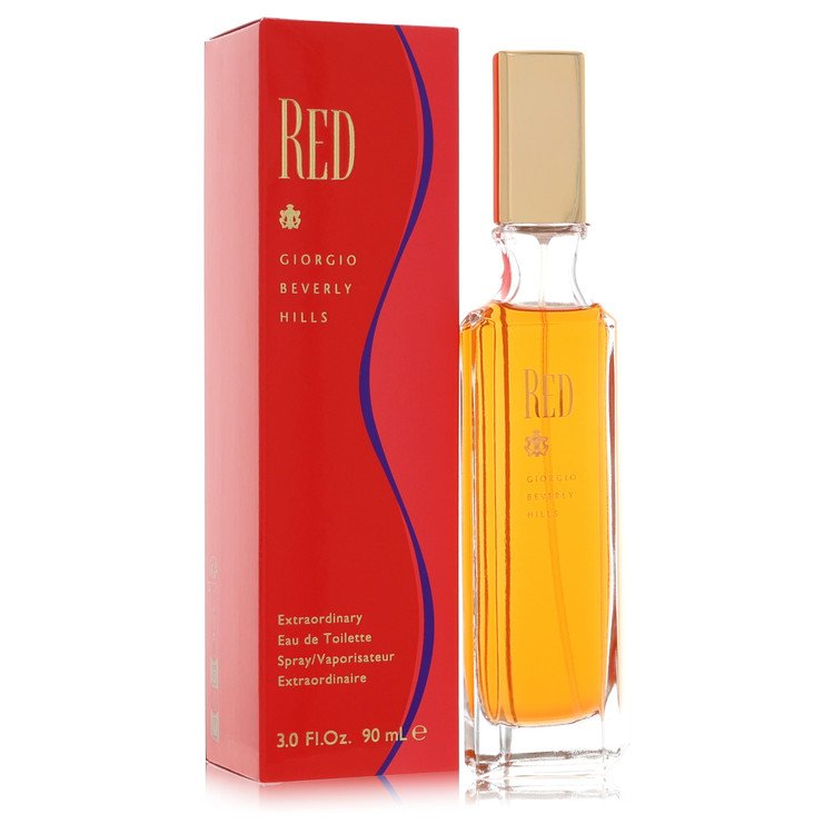 Red by Giorgio Beverly Hills Eau de Toilette Spray 3 oz / 90 ml for Women