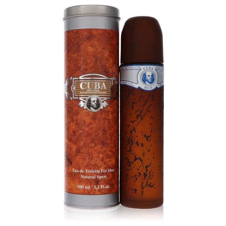 Cuba Blue Eau de Toilette Spray for Men by Fragluxe, 3.4 oz / 100 ml