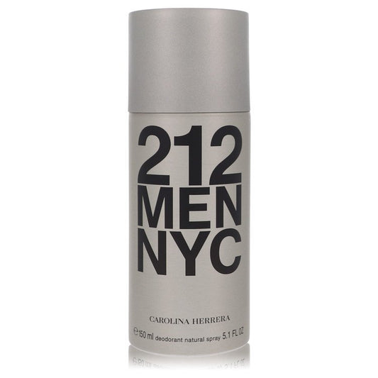 212 by Carolina Herrera Deodorant Spray for Men, 5 oz / 148 ml