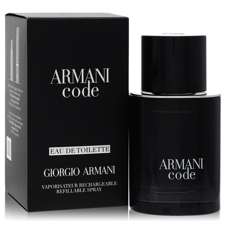 Armani Code Refillable Eau de Toilette Spray for Men by Giorgio Armani 3.4 oz/100 ml