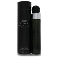 Perry Ellis 360 Black Eau de Toilette Spray for Men, 3.4 oz (100 ml)
