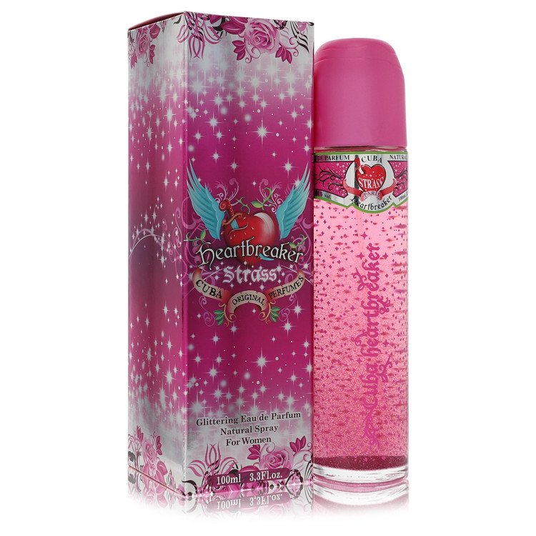 Cuba Strass Heartbreaker by Fragluxe Eau de Parfum Spray for Women 3.4 oz / 100 ml