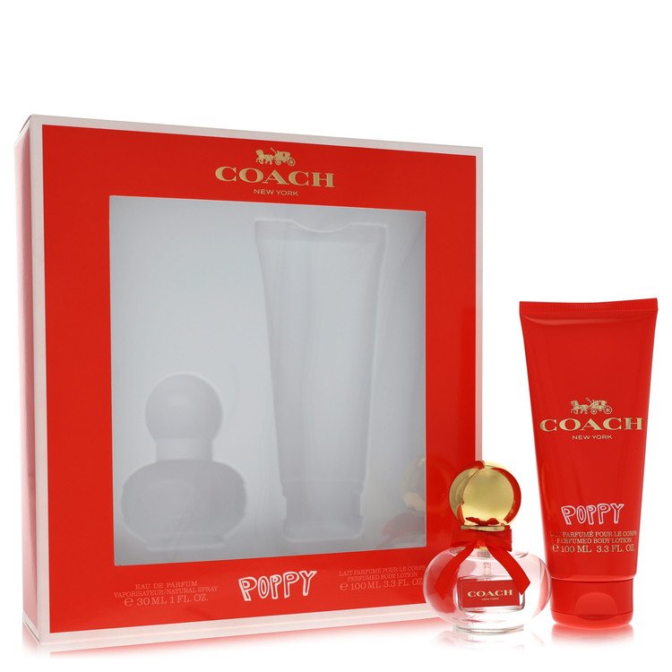 Coach Poppy Gift Set ‚Äö√Ñ√¨ 1 oz (30 ml) Eau de Parfum Spray + 3.3 oz (100 ml) Body Lotion