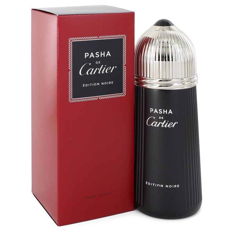 Cartier Pasha De Cartier Noire Eau De Toilette Spray for Men 3.4 oz / 100 ml