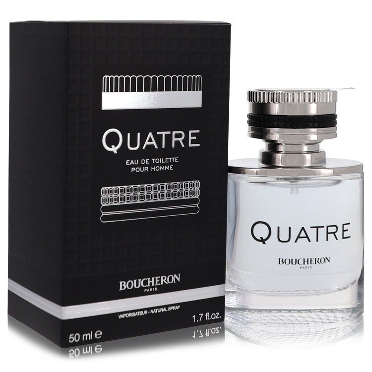 Boucheron Quatre Eau de Toilette Spray for Men, 3.4 oz/100 ml