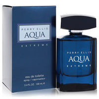 Perry Ellis Aqua Extreme Eau De Toilette Spray for Men, 3.4 oz / 100 ml