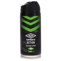 Umbro Action Deo Body Spray for Men 5 oz / 147 ml