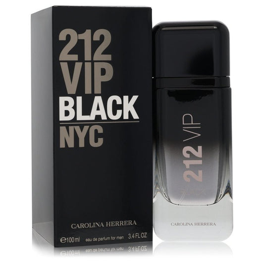 212 VIP Black Eau de Parfum Spray 3.4 oz / 100 ml for Men by Carolina Herrera