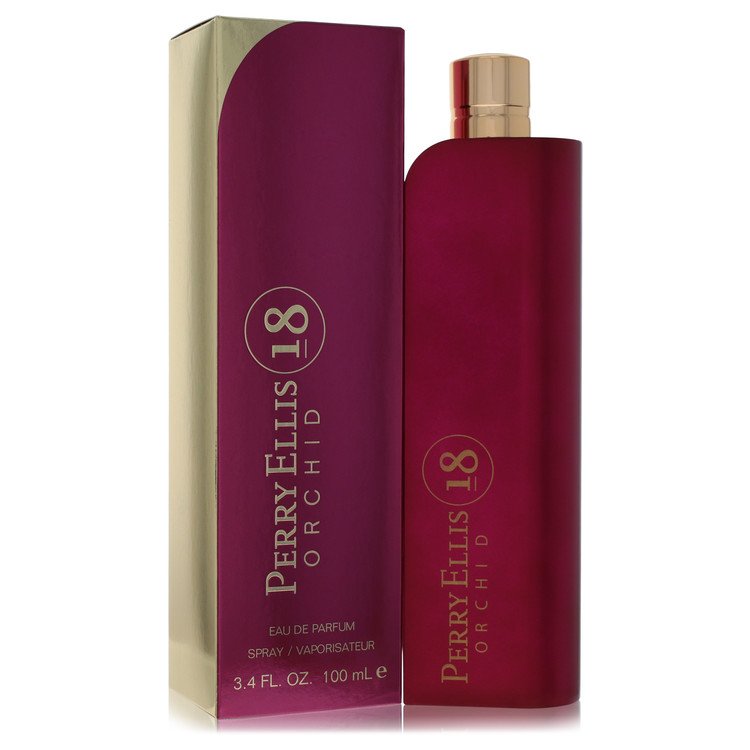 Perry Ellis 18 Orchid Eau de Parfum Spray for Women, 3.4 oz / 100 ml