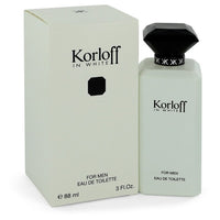 Korloff In White Eau de Toilette Spray for Men, 3 oz / 90 ml