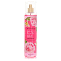 Bodycology Pink Vanilla Wish Fragrance Mist Spray for Women, 8 oz / 236 ml