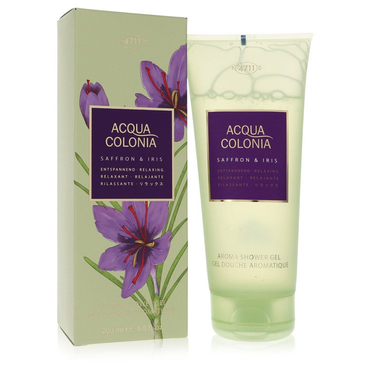 4711 Acqua Colonia Saffron & Iris Shower Gel 6.8 oz / 200 ml for Women
