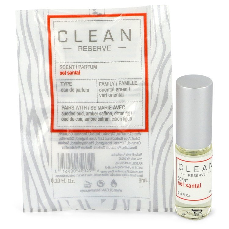 Clean Reserve Sel Santal Mini Eau de Parfum Rollerball 0.10 oz / 3 ml for Women