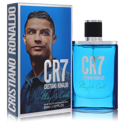 CR7 Play It Cool Eau de Toilette Spray for Men, 3.4 oz / 100 ml