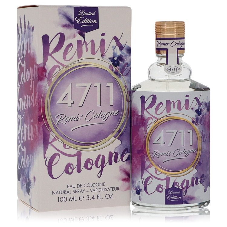 4711 Eau De Cologne Remix Lavender Spray for Men, 3.4 oz / 100 ml