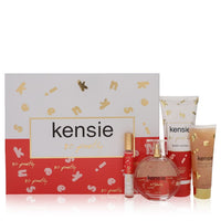 Kensie So Pretty Gift Set - 3.4 oz (100 ml) Eau de Parfum Spray, Mini EDP, Body Oil, and Lotion