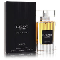 Riiffs Elegant Homme Eau De Parfum Spray for Men, 3.4 oz / 100 ml