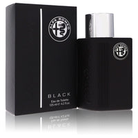 Alfa Romeo Black Eau de Toilette Spray for Men, 4.2 oz (125 ml)