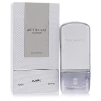 Ajmal Aristocrat Platinum Eau De Parfum Spray 2.5 oz (75 ml) for Men