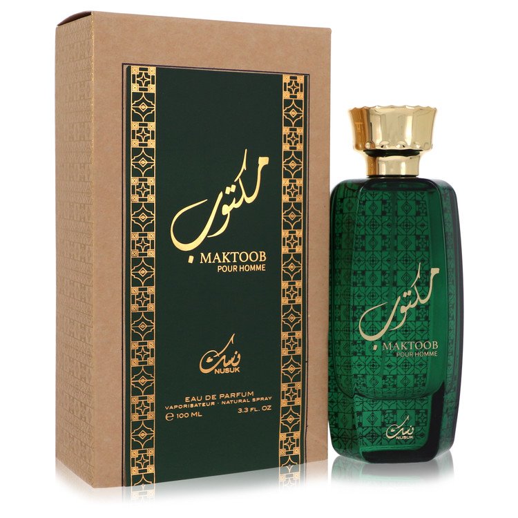 Nusuk Eau de Parfum Spray 3.3 oz (100 ml) for Men - Maktoob