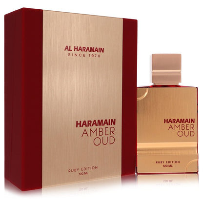 Al Haramain Amber Oud Ruby Eau De Parfum Spray Unisex for Women 3.4 oz / 100 ml