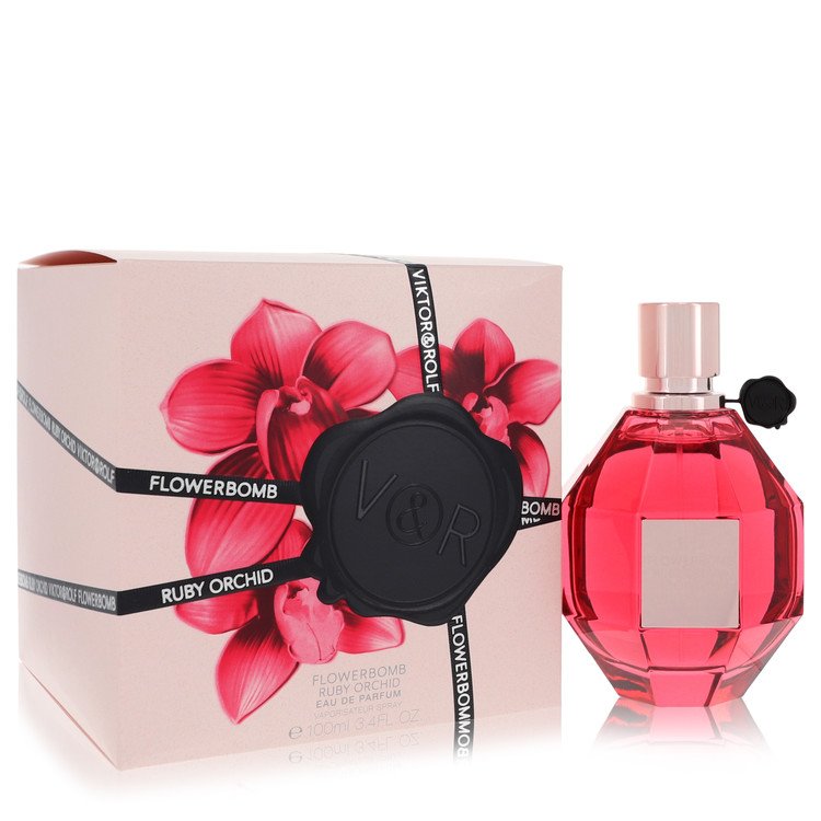 Viktor & Rolf Flowerbomb Ruby Orchid Eau De Parfum Spray 3.4 oz (100 ml) for Women