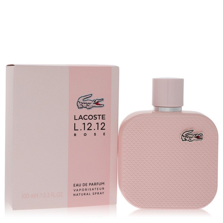 Lacoste Eau De Lacoste L.12.12 Rose Eau De Parfum Spray 3.3 oz (100 ml) for Women