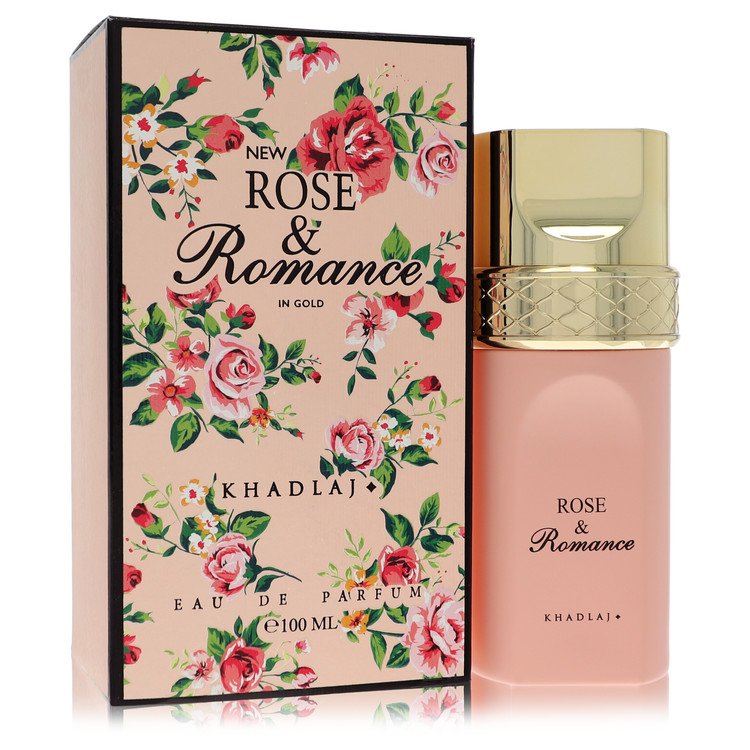 Khadlaj Rose & Romance In Gold Eau De Parfum Spray 3.4 oz / 100 ml for Women