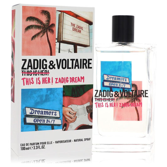 Zadig Dream Eau De Parfum Spray 3.4 oz / 100 ml for Women by Zadig & Voltaire