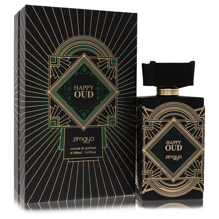 Afnan Zimaya Happy Oud Unisex Extrait De Parfum Spray 3.4 oz / 100 ml