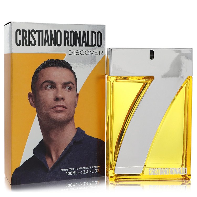 Cristiano Ronaldo Discover Eau De Toilette Spray for Men, 3.4 oz / 100 ml