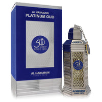 Al Haramain 50 Years Platinum Oud Eau De Parfum Spray 3.3 oz / 100 ml Unisex
