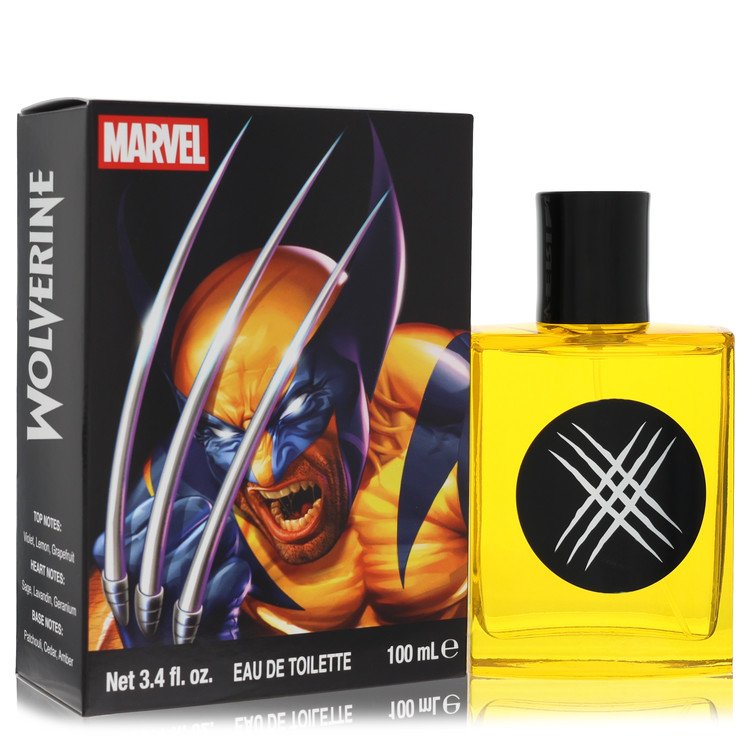 Marvel Wolverine Eau De Toilette Spray for Men, 3.4 oz / 100 ml