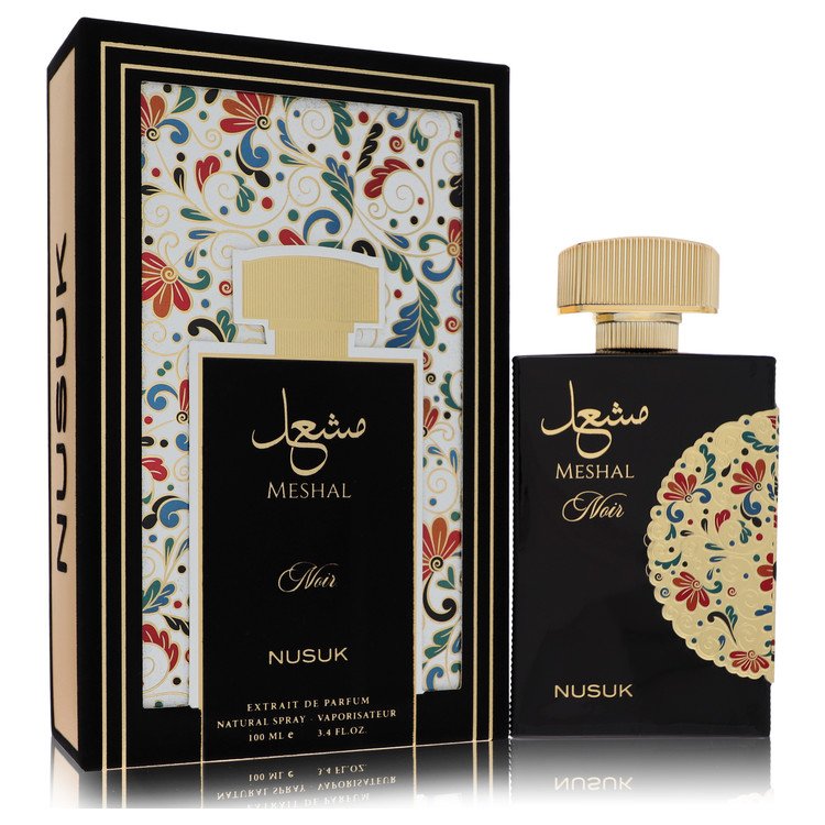 Nusuk Meshal Noir by Nusuk Extrait De Parfum Spray 3.4 oz (100 ml) Unisex
