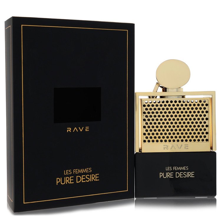 Lattafa Rave Pure Desire Gold Eau De Parfum Spray 3.4 oz / 100 ml for Women