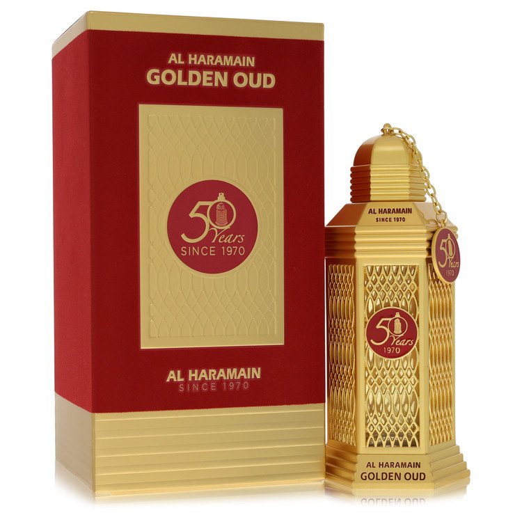 Al Haramain Golden Oud Eau De Parfum Spray 3.4 oz (100 ml) for Men