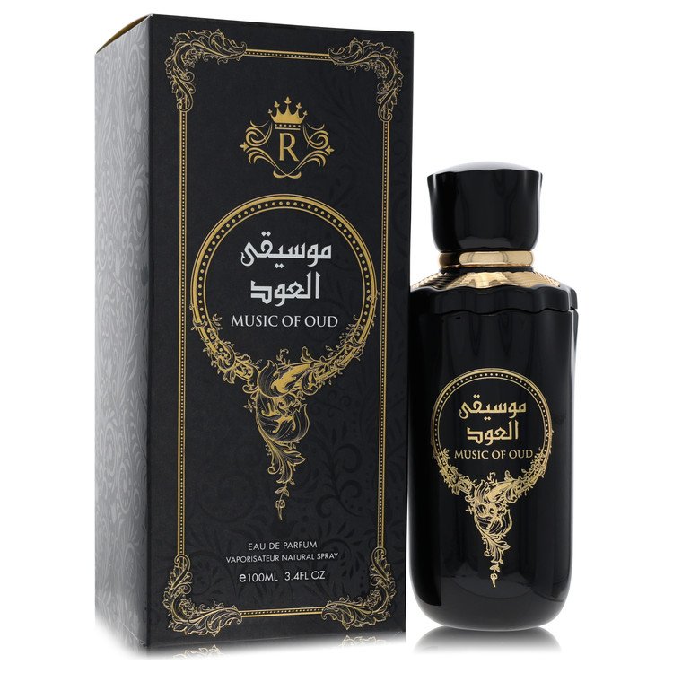 Risala Oud Music Eau De Parfum Spray 3.4 oz / 100 ml for Men